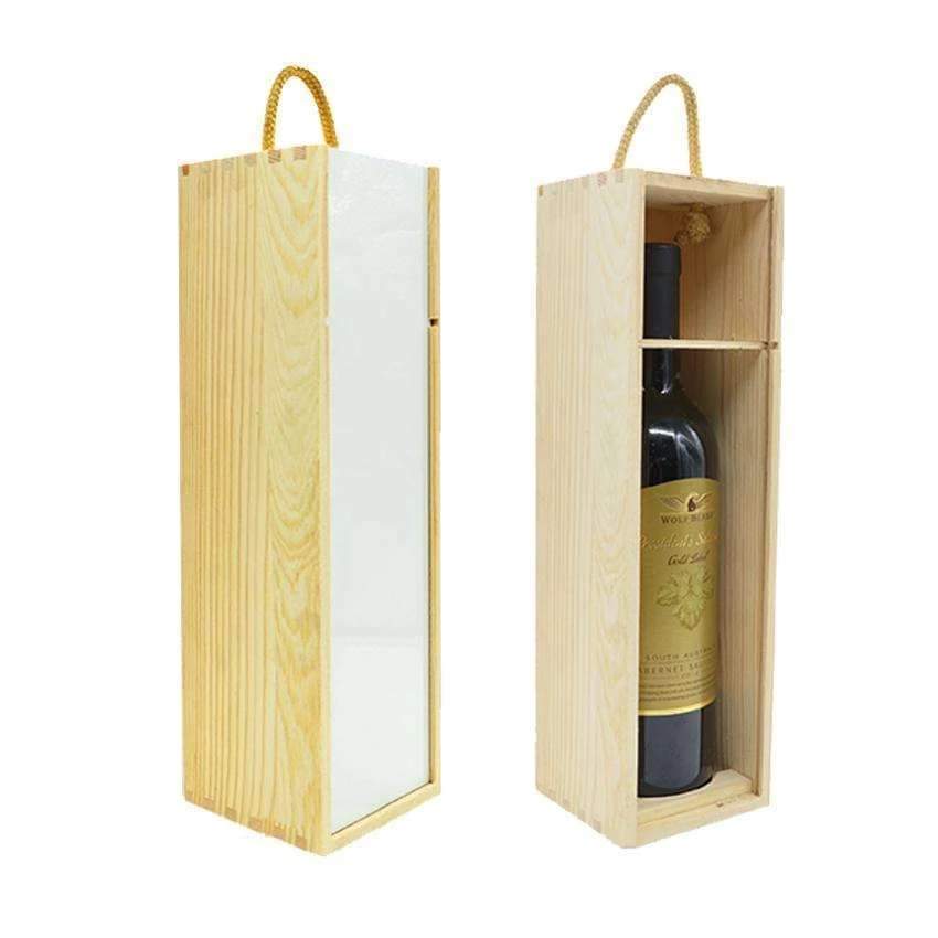 Sublimation blanks wood wine bottle box