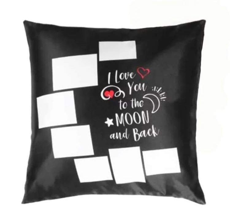 Sublimation blank pillow. To the moon and back