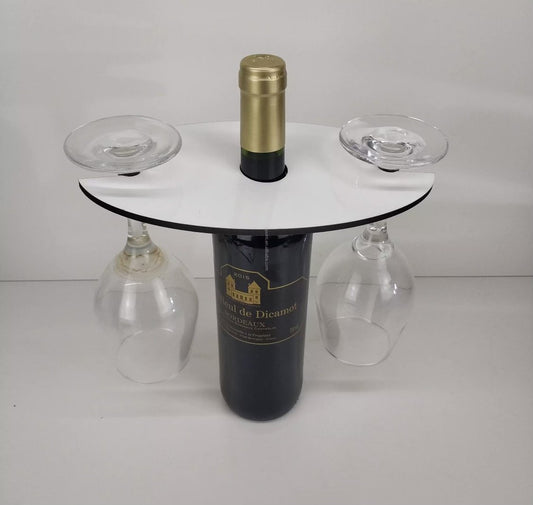 sublimation blank 2 glass wine holders