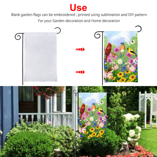 sublimation blank garden flags