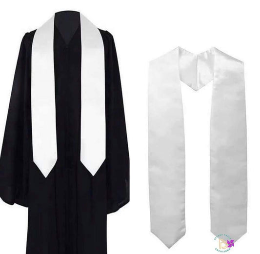 Sublimation Blank Graduation Stole 60 inch