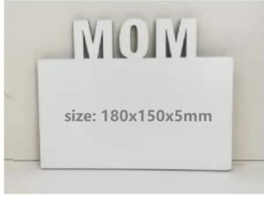 Sublimation blank MDF word photo frame