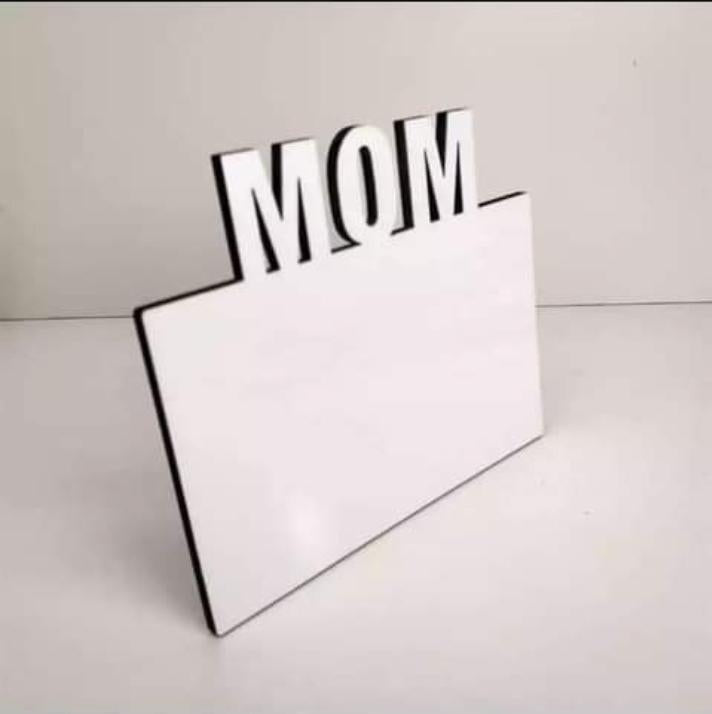 Sublimation blank MDF word photo frame