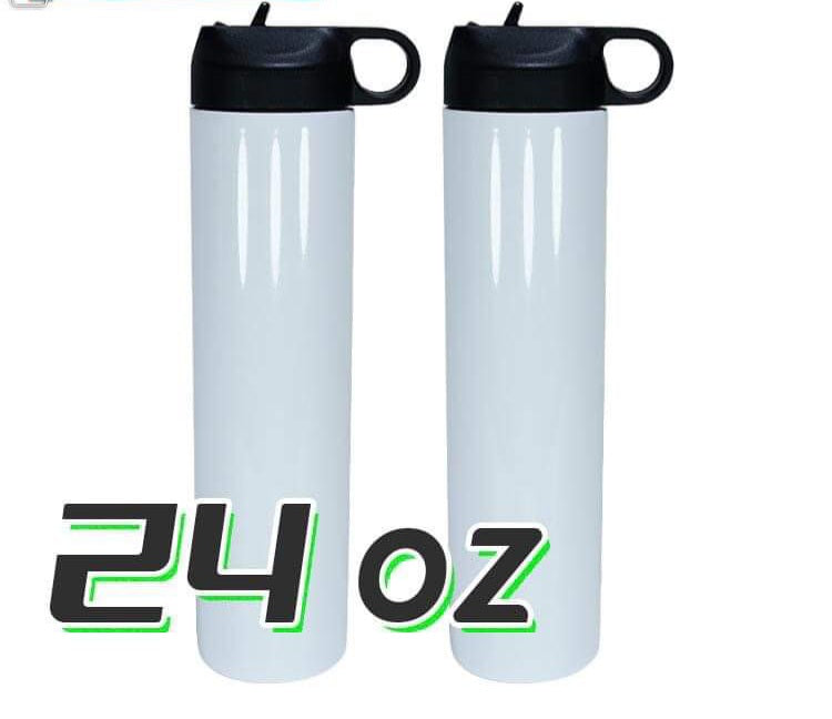 Sublimation blank 24oz straight water bottle